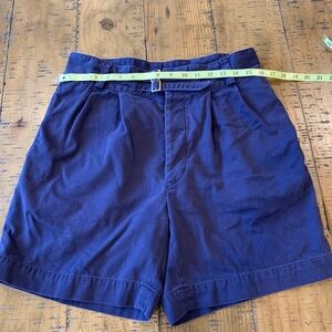 Ralph Lauren Polo Relaxed Fit Double Pleated Short in Navy